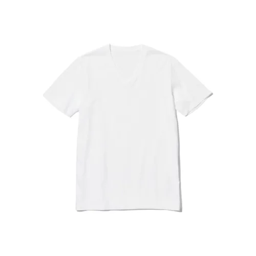 UNIQLO Белая унисекс футболка