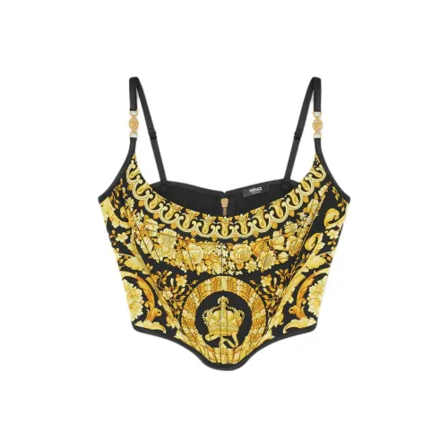 VERSACE LA Coupe DES Dieu Топ на бретелях Женский Желтый