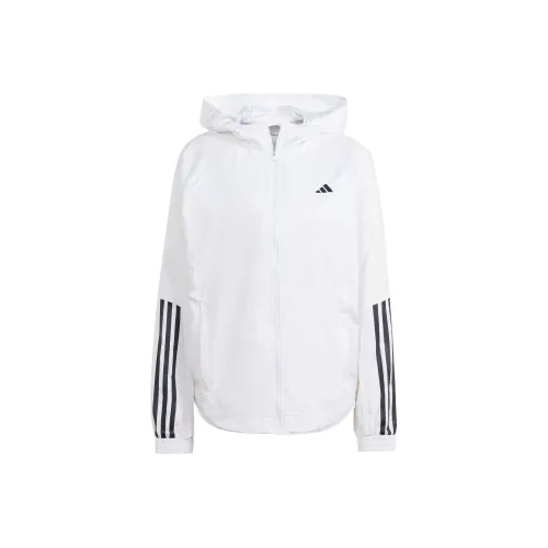 Adidas WINDBREAKER WIND.RDY HYPERGLAM Куртки Пальто Женские Белые