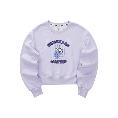 Skechers Фиолетовый цвет фотинии/00FW Женские Свитшоты