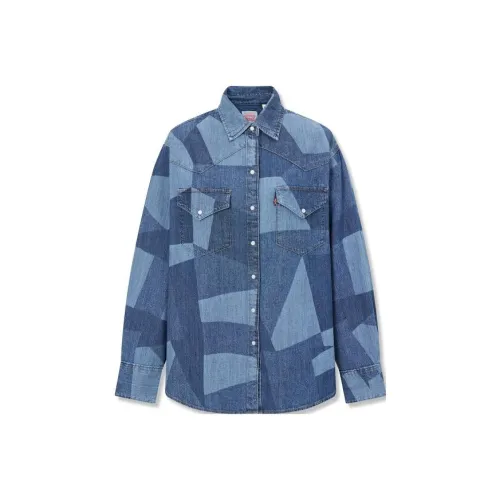 Levis Синие Женские Рубашки