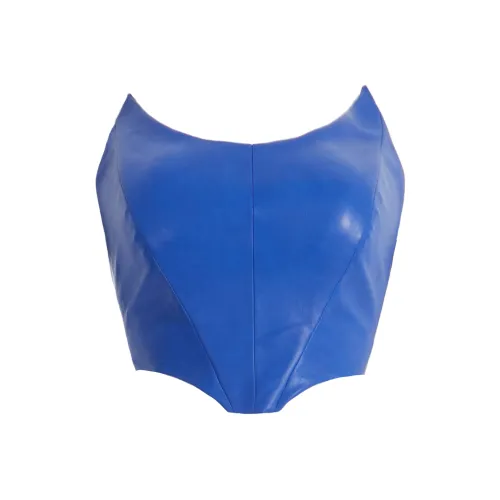 XENASERA Без бретелек Топ Женский Синий