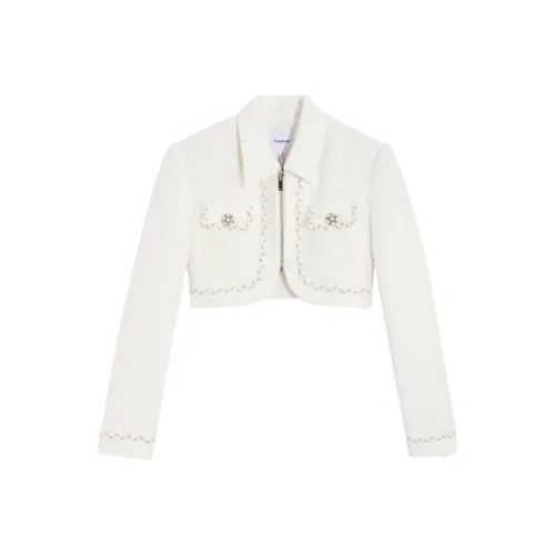 BEBE SS23 Куртка Женская Натуральный Белый