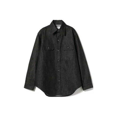 BEAMS x Woadblue x Asami Tsubota Demi Luxe Рубашка Женская Черная