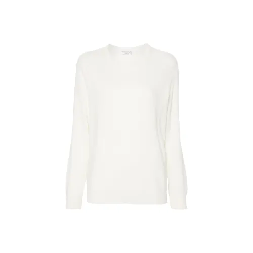Brunello Cucinelli Белый Женские Кашемировые Свитеры