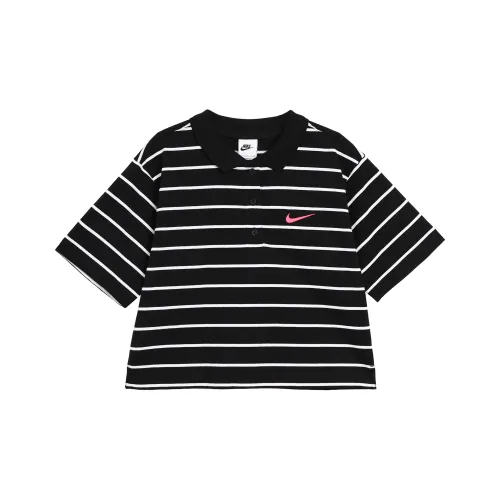 NIKE Sports Life Collection Женские Поло Черного Цвета