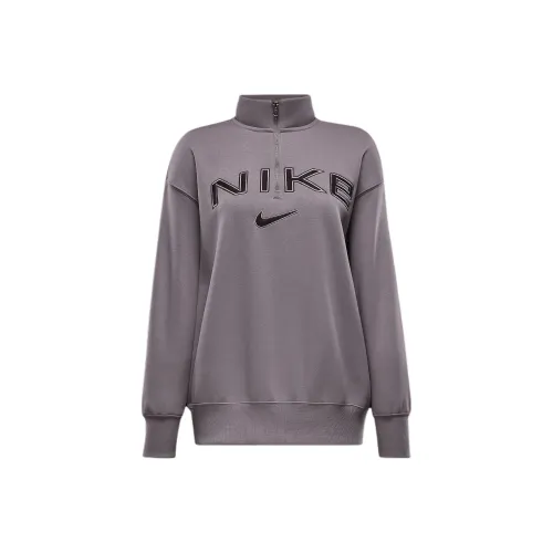 nike Sportswear Phoenix Fleece Свитшот Женские Светло-фиолетовый Рудный