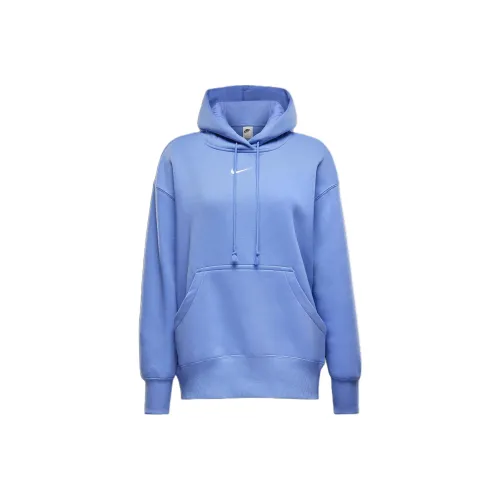nike Sportswear Phoenix FleeceSwoosh Толстовка Женская Королевский Синий