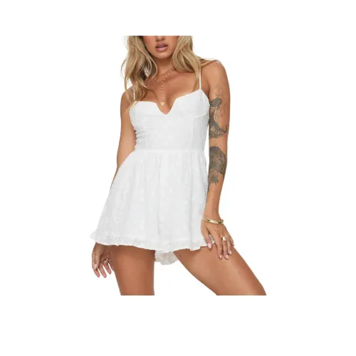 PRINCESS POLLY JAZIEL Комбинезон Комбинезон Женский Белый Белый