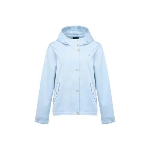 LI NING 1990 Classic Collection Куртки Пальто Женские Светлый Умбиликал Синий