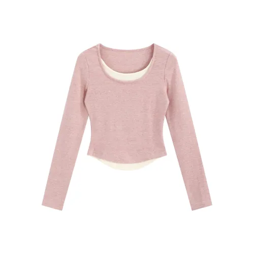 Garbege Розовый Женские T-рубашки