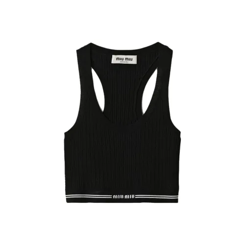 MIU MIU Черные Женские Майки