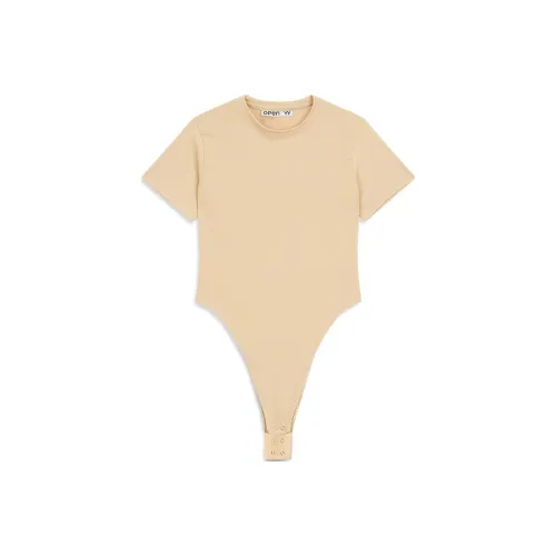 OPEN YY Базовый Комбинезон Женские Бежевый Бежевый