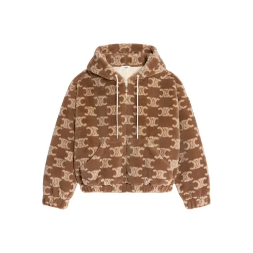 CELINE Куртки и Пальто Женские Коричневый