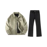 Зеленый мох + Черный