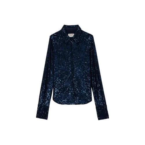 Zadig Voltaire Рубашка Женская Синяя