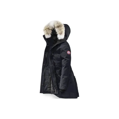 Canada Goose Rossclair Series Темно-синие Женские пуховики