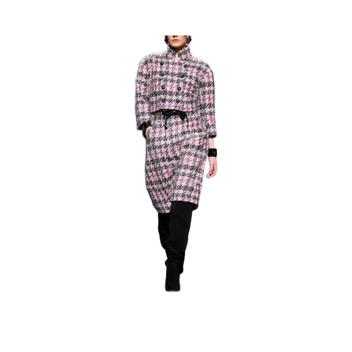 CHANEL 24 Осенний и Зимний Куртки и Пальто Женские Розовые