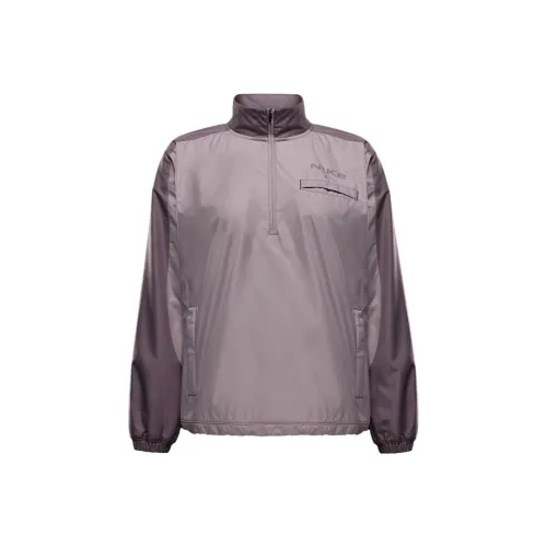 Nike Куртка Женская Белая Золото Фиолетовый