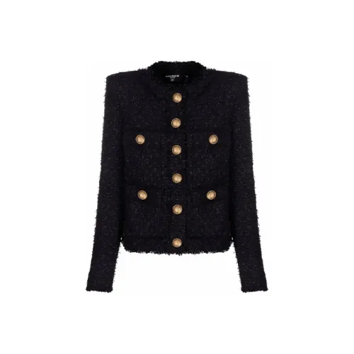 BALMAIN Черные Женские Куртки