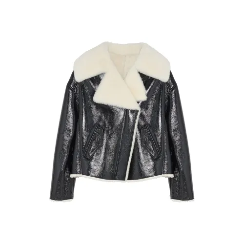 Yves Salomon FW24 Куртки и Пальто Женские Черные