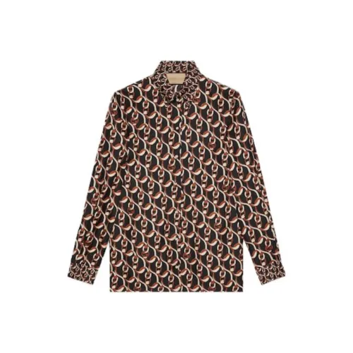 GUCCI Коричневые Женские Рубашки
