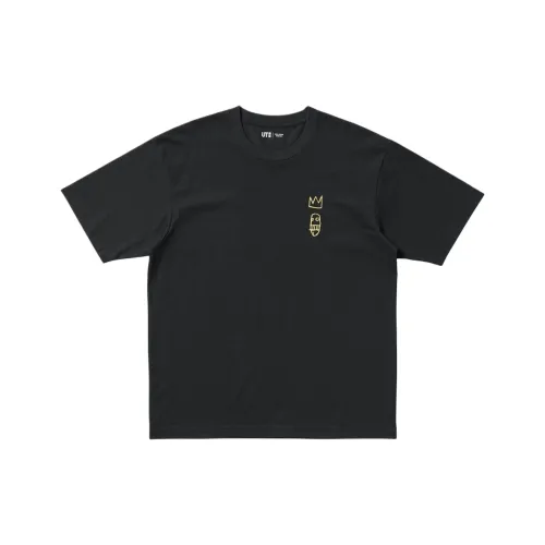 UNIQLO Черная унисекс футболка