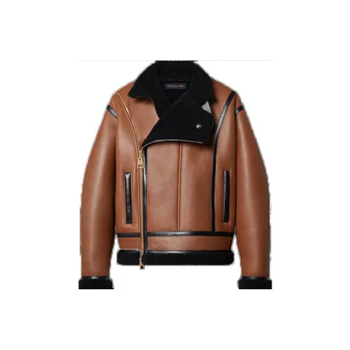 LOUIS VUITTON FW22 Куртки и пальто Женские Коричневый