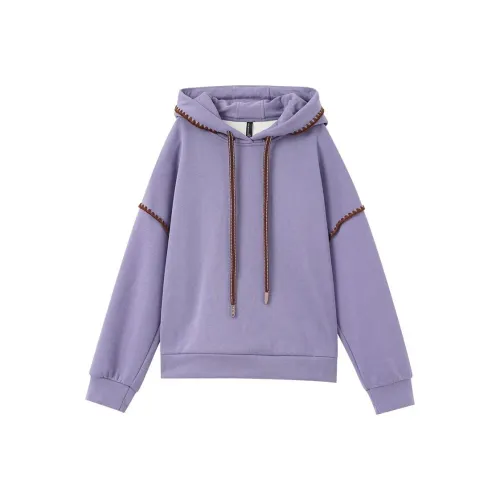 OUNIXUE Толстовка Женская Фиолетовая