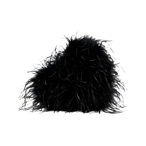 Alexander Wang Клатч с перьями страуса Женские Черный