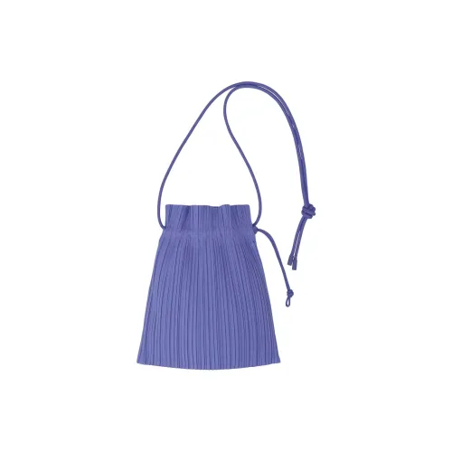 PLEATS PLEASE ISSEY MIYAKE Полиэстер Сумка через плечо Мини Женская Стальной Синий