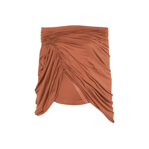 RICK OWENS совместный бренд RO T Рубашка Женская Коричневая