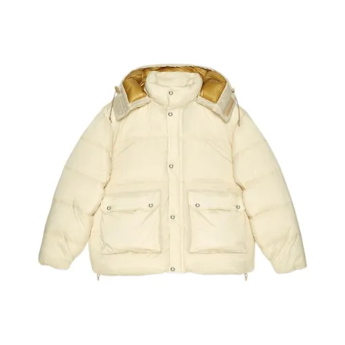 Gucci X The North Face Экрю Женские Пуховики