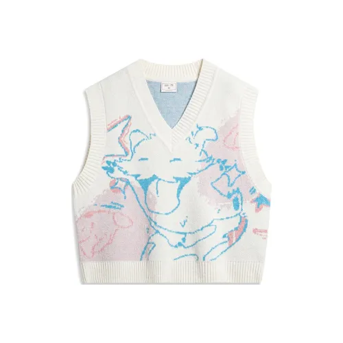 LINING x YINGXIONGLIANMENGPOLUO LIANMINGKUAN Sports Life Collection Трикотаж Женский Экрю