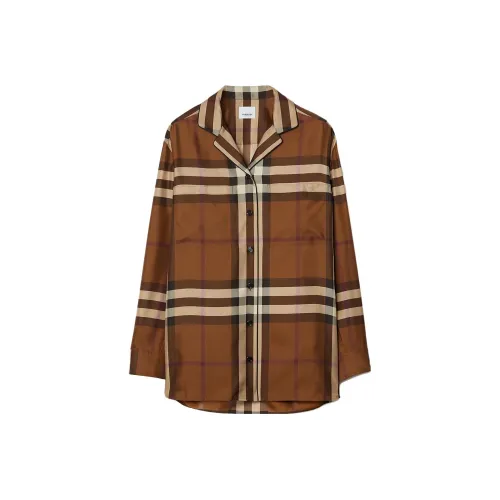 Burberry Коричневые Женские Рубашки