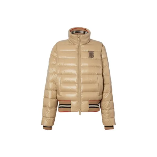 Burberry Бежевые Женские Пуховики