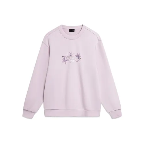 LINING Sports Life Collection Толстовка Женская Лотосовый корень Пудра Фиолетовая