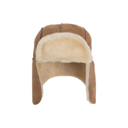 UGG Овчина Шерсть Овечья шерсть Шапки Кепки Детский CAMEL