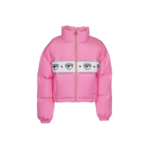 Chiara Ferragni Розовые Женские Пуховики
