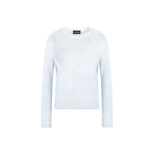 EMPORIO ARMANI Трикотаж Женский Небесно-Синий