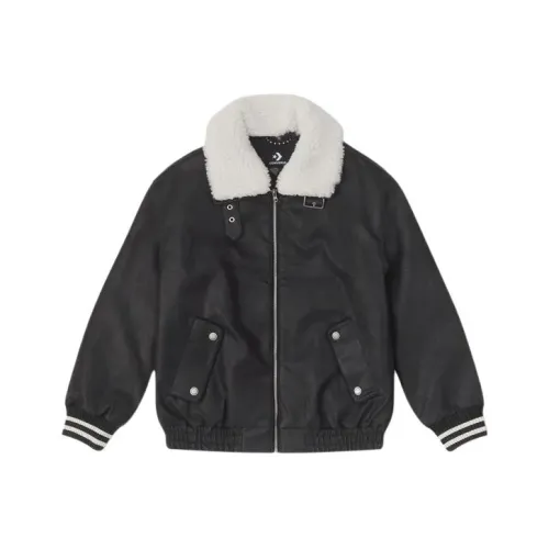 Конверс Черные Женские Куртки