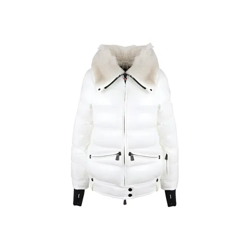 MONCLER Пуховик Женский Белый