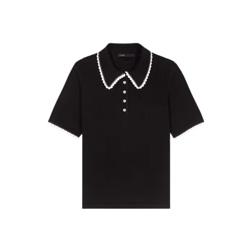 Maje Черное Женское Поло