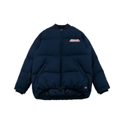 Dickies Женские пуховики темно-синего цвета