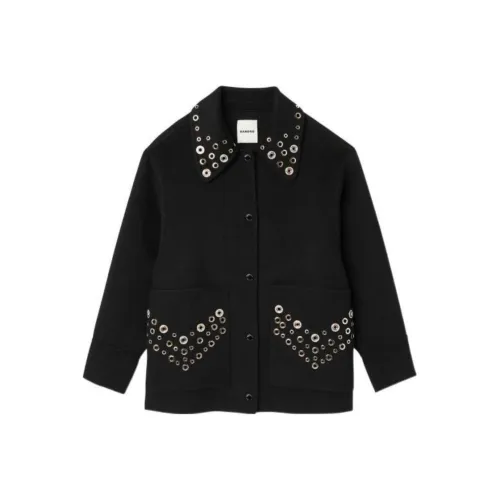 Sandro Черные Женские Куртки