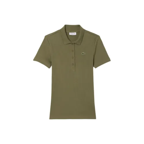 LACOSTE Хаки зеленый Женские Поло