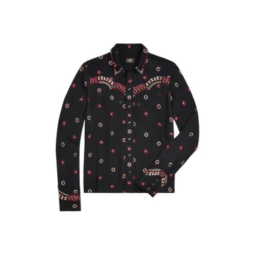 Double RL FW24 Рубашка Женская Черная