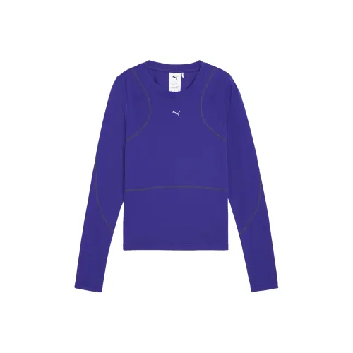 PUMA TIGHT T Рубашка Женская Цианитовый Синий