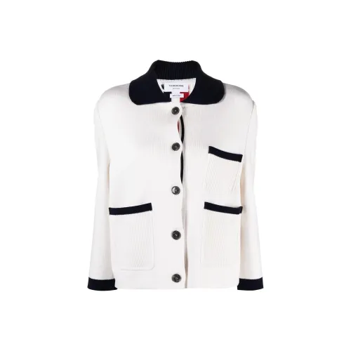 THOM BROWNE Белые Женские Куртки