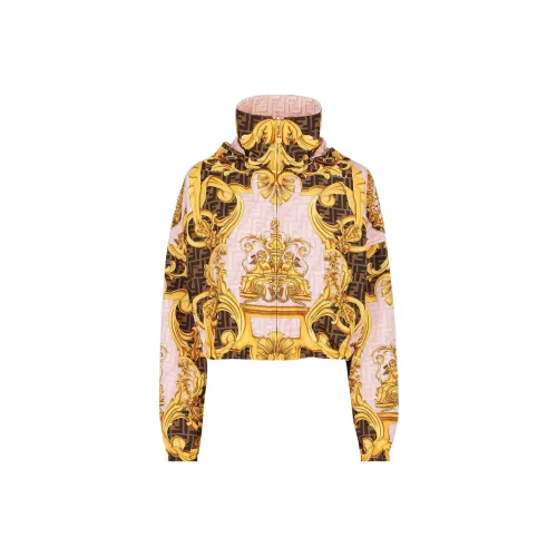 FENDI X VERSACE Многоцветные Женские Куртки